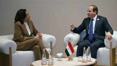 א-סיסי וסגן ביידן הדגישו את ההתנגדות להגירה הכפויה של פלסטינים