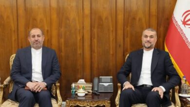 הדגש של אמיר עבדולהיאן על ראש הקונסוליה הכללית החדשה של איראן במזר-א-שריף