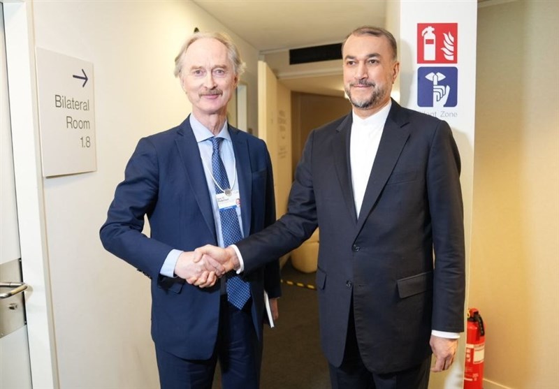 פגישתו של אמיר עבדולהיאן עם נציג האו"ם לענייני סוריה