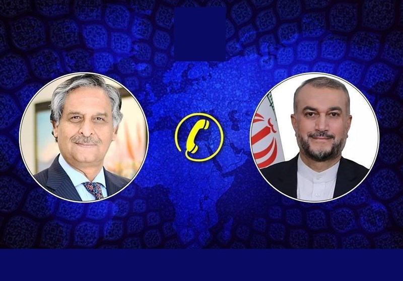 שר החוץ של פקיסטן בשיחת טלפון עם אמיר עבדאללהיאן: איסלמבאד תמיד מדגיש על יחסי אחווה ובונים עם טהראן