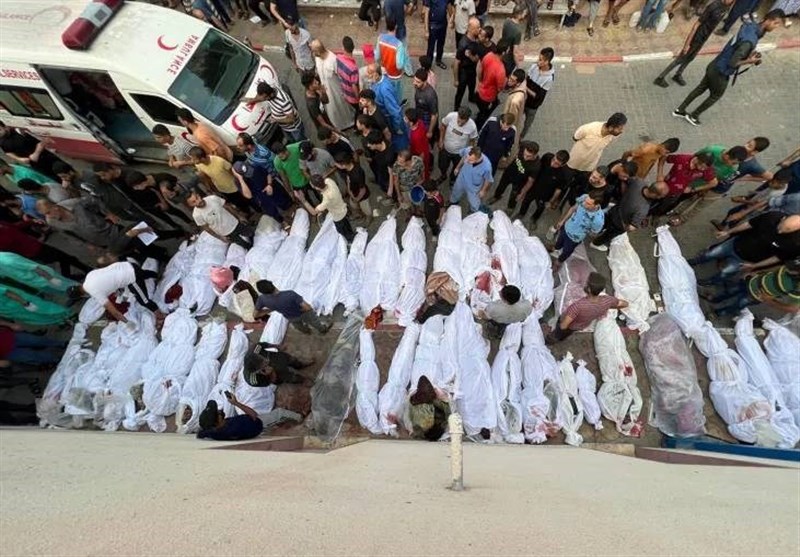 מות קדושים של יותר מ-400 בני אדם סביב בית החולים אל-שיפא