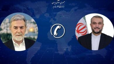 שיחתו של אמיר עבדאללהיאן עם מזכ”ל הג’יהאד האסלאמי בפלסטין