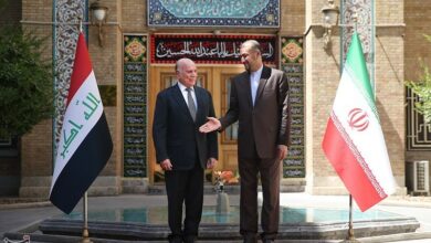 אמיר עבדאללהיאן הביע את תנחומיו על מותה של אשתו של פואד חסין