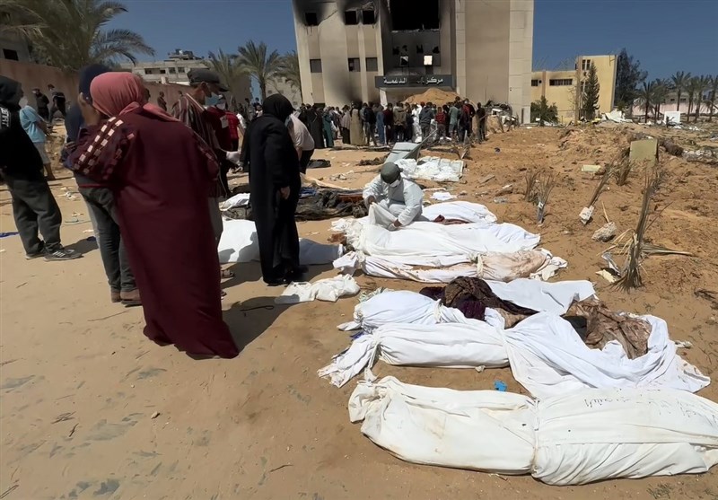 המצב האחרון של קברי האחים של בית החולים נאצר