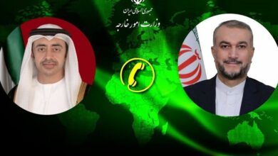 התייעצות עם שרי החוץ של איראן ואיחוד האמירויות בדגש על עזה