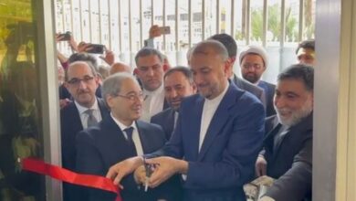 חנוכת הבניין החדש של המחלקה הקונסולרית של איראן בדמשק