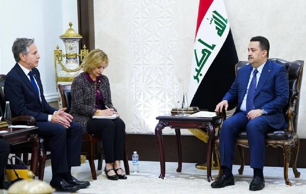 محمد شیاع السودانی , کشور عراق , کشور آمریکا , جو بایدن , واشنگتن , نخست وزیر عراق , وزیر خارجه عراق , مقاومت عراق ,