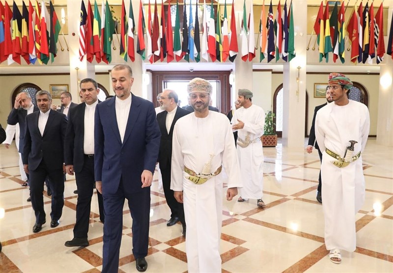 حسین امیرعبداللهیان , فلسطین , رژیم صهیونیستی (اسرائیل) , کشور سوریه , کشور عمان ,