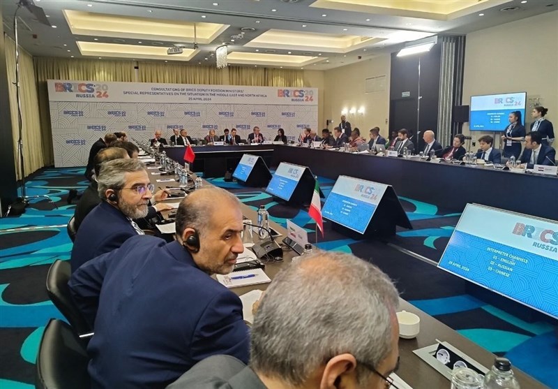 תחילת מפגש ההתפתחויות במזרח התיכון BRICS במוסקבה