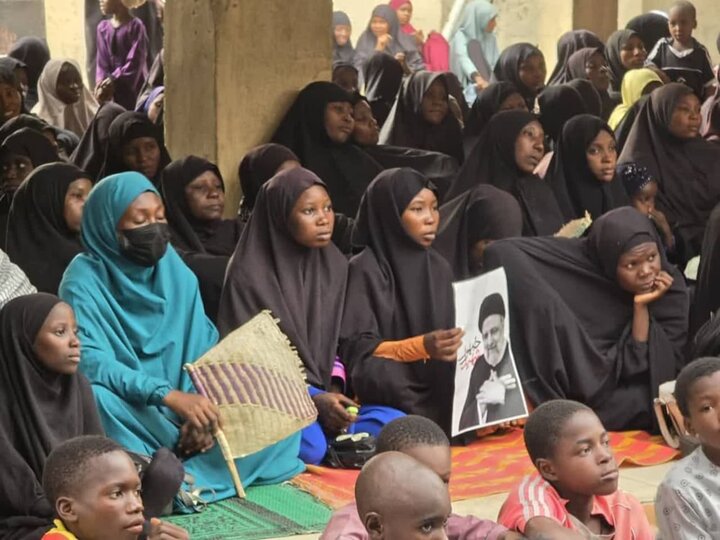 عزاداری مردم نیجریه برای رئیسجمهور شهید ایران+ فیلم و عکس