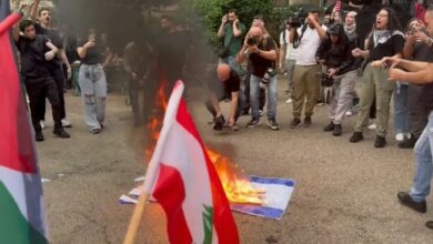 פעילות ענפה של סטודנטים לבנונים לתמיכה בעזה + תמונות