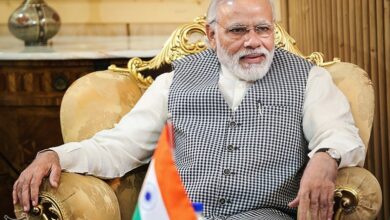 הודעת התודה של ראש ממשלת הודו למוחמד מוחבאר