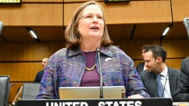 טענות אנטי-איראניות של הנציג האמריקאי בישיבת מועצת המושלים