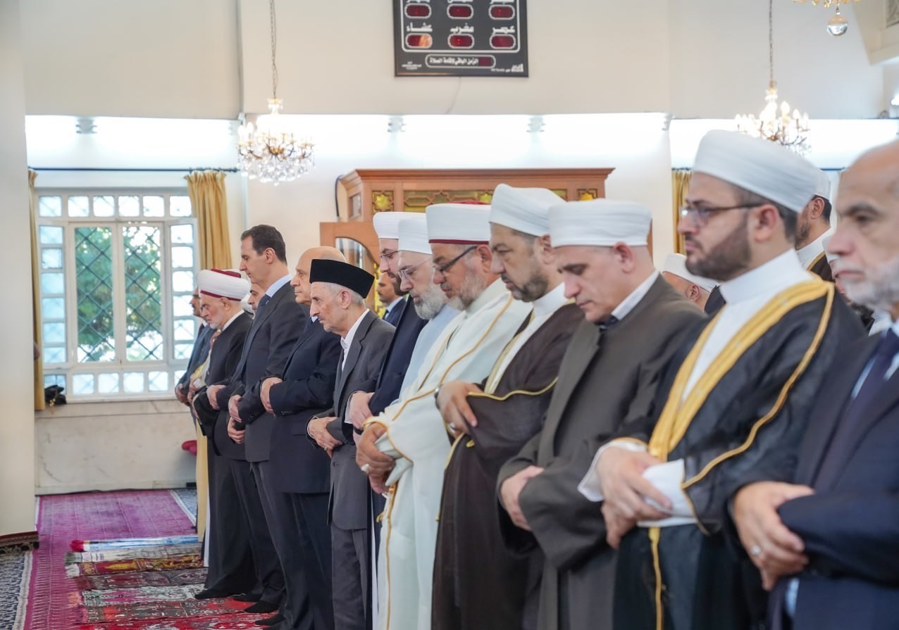 بشار اسد , دمشق , عید قربان ,