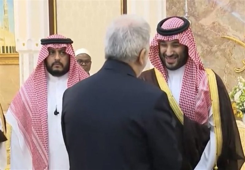 פגישת שגריר איראן עם נסיך הכתר של ערב הסעודית