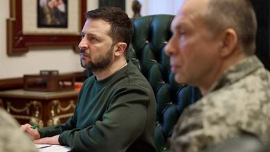 התפתחויות באוקראינה חוסר שביעות הרצון של זלנסקי מהמצב הקשה של חזית הקרב