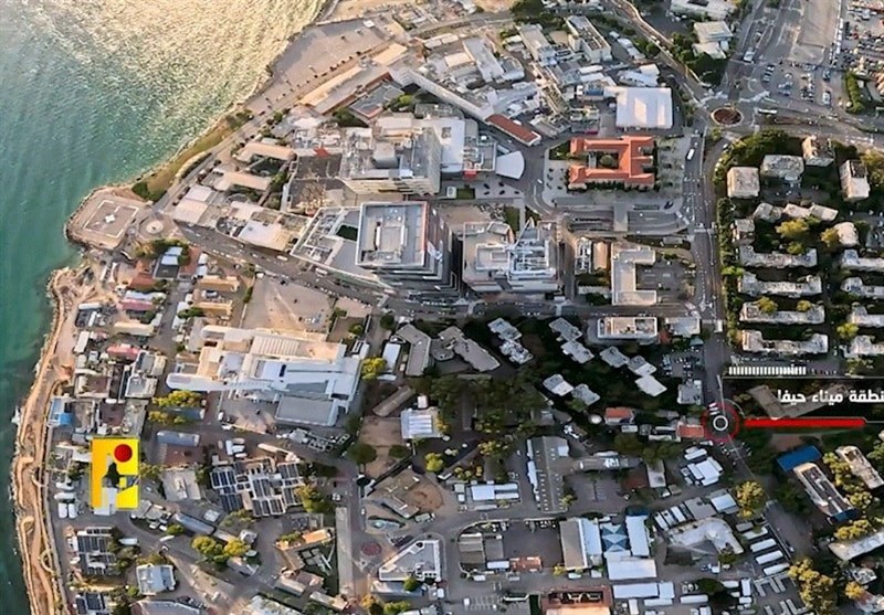 שריפה ענקית בנמל חיפה