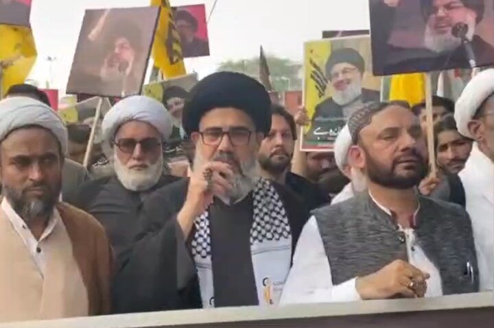 נשבעים בדמו של השהיד נסראללה שלא נטוש את דרך ההתנגדות + סרט