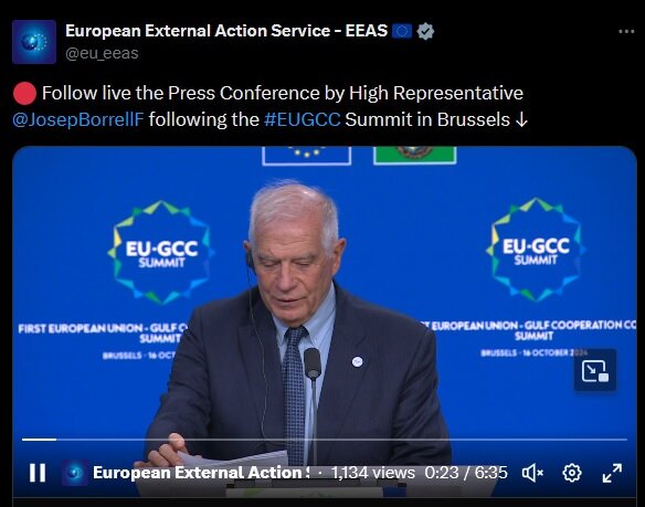 بورل: خواستار برقراری آتشبس فوری در غزه و لبنان هستیم