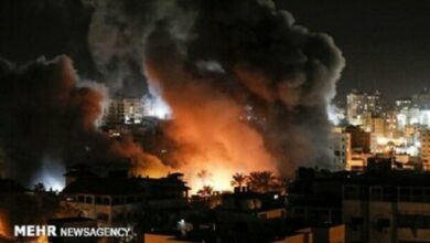 עזה תחת אש והפצצה; מטפטף דם ממזלג נתניהו וטראמפ