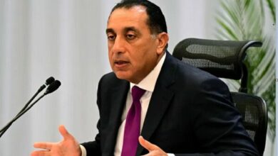 ראש ממשלת מצרים קורא לישות הציונית לסגת לאלתר משטח לבנון /מצרים , לבנון , ישראל , מדבולי , נוואף סלאם