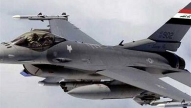 מטוסי F-16 עיראקיים השמידו שני בסיסים של דאעש במערב המדינה /עיראק , דאעש , מטוסי F-16 , טרור , אל-אנבר