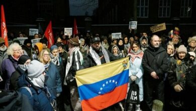 מחאות בינלאומיות נגד טראמפ ובעלי בריתו: הרפו מוונצואלה /מחאות , ונצואלה , דונלד טראמפ , מדיניות חוץ , ארצות הברית