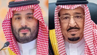 מלך ונסיך הכתר הסעודיים מברכים את נשיא איראן לרגל יום השנה למהפכה האסלאמית /סעודיה , איראן , מהפכה אסלאמית , ברכות דיפלומטיות , חגיגות לאומיות