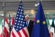 ירידה חסרת תקדים באמון הציבור בארצות הברית במדינות אירופה הגדולות /ארצות הברית , אירופה , סקרים , יחסים בינלאומיים , איחוד אירופי