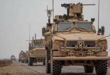 כוחות אמריקאים מתחילים בנסיגה מבסיס מרכזי בחאלב, סוריה /סוריה , עיראק , כוחות אמריקאים , נסיגה , בסיס צבאי