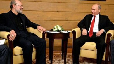 Putin Meets Iran's Larijani in Kremlin to Discuss Regional Developments /Putin , Larijani , Russia-Iran relations , regional security , Kremlin