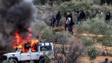 Israeli Settlers Attack Palestinians, Burn Homes in West Bank /Israeli settlers , West Bank , Palestine , attacks , arson