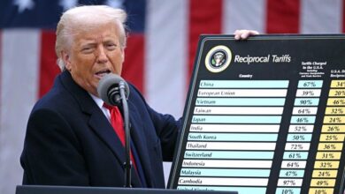 Trump's Tariffs Trigger Global Economic Ripples, EU Halts Legislation /Donald Trump , tariffs , European Union , China , trade policy
