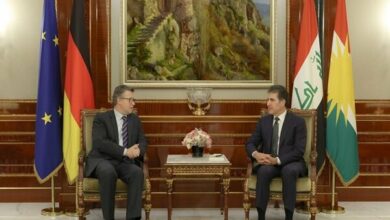 Kurdistan Region President Barzani and German Envoy Discuss Regional Stability and Bilateral Ties /Nechirvan Barzani , Kurdistan Region , Germany , Jörg Eichmann , Regional Stability