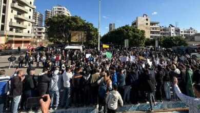 Syrian Residents Protest Turkish Military Base Encroachments in Aleppo /Syria , Turkey , Aleppo , Military Base , Protest