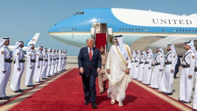 Qatar Emir and US President Discuss Regional Stability Amid De-escalation Efforts /Qatar , United States , Sheikh Tamim bin Hamad Al Thani , Donald Trump , regional stability