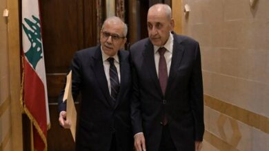 Lebanese Prime Minister and Parliament Speaker Stress National Unity Amidst Tensions /Lebanon , National Unity , Political Stability , Nawaf Salam , Nabih Berri