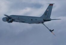 US Refueling Aircraft Declares Emergency, Diverts to Ben Gurion Airport /US Air Force , KC-135R Stratotanker , Emergency Landing , United Arab Emirates , Ben Gurion Airport