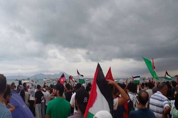 Tunisian Activists Rally for Release of 'Endurance Fleet' Members /Tunisia , Endurance Fleet , Palestine , Human Rights , Activists