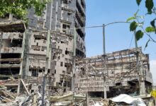 Major Fire Engulfs Tehran Building, Causing Extensive Damage /Tehran fire , building damage , emergency response , disaster , Iran