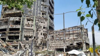 Major Fire Engulfs Tehran Building, Causing Extensive Damage /Tehran fire , building damage , emergency response , disaster , Iran
