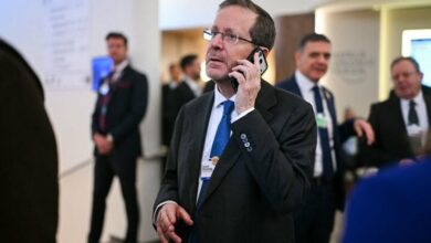 Israeli President Herzog's Helicopter Makes Emergency Landing Due to Technical Fault /Isaac Herzog , Israel , helicopter , emergency landing , technical fault