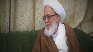 Iraqi Leaders Mourn Passing of Grand Ayatollah Mohammad Ishaq Fayyadh /Ayatollah Fayyadh , Iraq , Shia Cleric , Najaf Seminary , Religious Authority