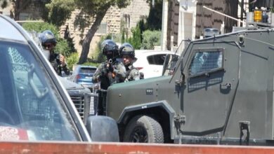 Israeli Forces Intensify Crackdown in Bethlehem, Palestinians Suffer Tear Gas Exposure /Israel , Palestine , West Bank , Bethlehem , Al-Dheisheh refugee camp