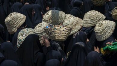 Bani Asad Women Commemorate Karbala Martyrs in Traditional Mourning Ritual /Karbala , Muharram , Bani Asad , Imam Hussein , Ashura