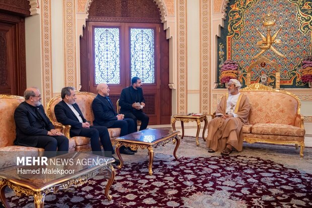 Iranian Parliamentary Speaker Meets with Sultan of Oman to Discuss Regional Issues and US Talks /Iran , Oman , Sultan Haitham bin Tarik , Mohammad Bagher Ghalibaf , regional dialogue