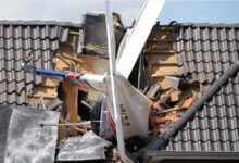 Small Plane Crash Kills One, Leaves One Missing in Northern Germany /plane crash , Germany , Ganderkesee , Lower Saxony , aviation accident
