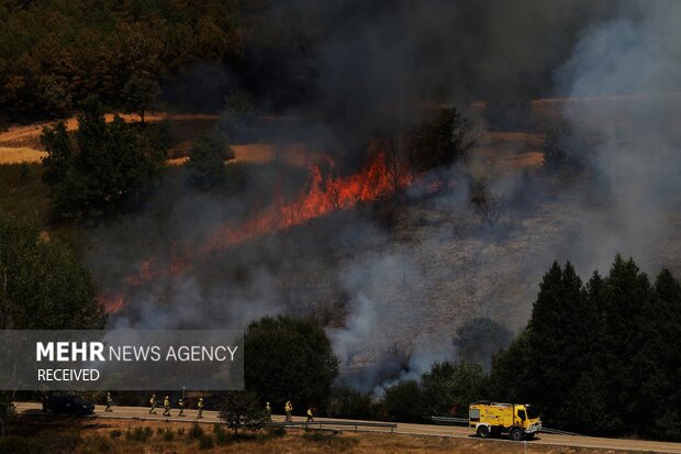 Unprecedented Wildfires Force Mass Evacuations Across Europe /wildfires , Europe , France , Spain , evacuations