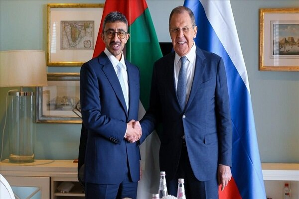 Lavrov and UAE Foreign Minister Discuss Persian Gulf Situation /Sergey Lavrov , Abdullah bin Zayed Al Nahyan , Persian Gulf , Strait of Hormuz , Russia UAE relations