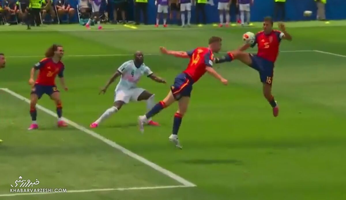 Controversy Erupts in Spain vs. Belgium Match as Rodri Handball Penalty Ignored /Spain , Belgium , Football , VAR , Handball